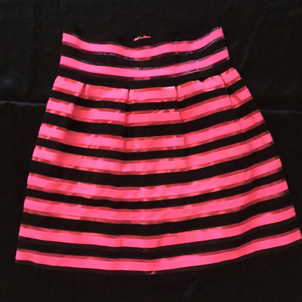 Pink and black Cirle skirt